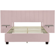 Upholstered Platform Bed With Big Headboard - R&R Furniture Gallery (Fountain Valley, CA)