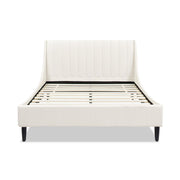 Aspen - Vertical Tufted Modern Headboard Platform Bed Set - R&R Furniture Gallery (Fountain Valley, CA)