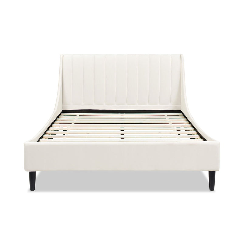 Aspen - Vertical Tufted Modern Headboard Platform Bed Set - R&R Furniture Gallery (Fountain Valley, CA)