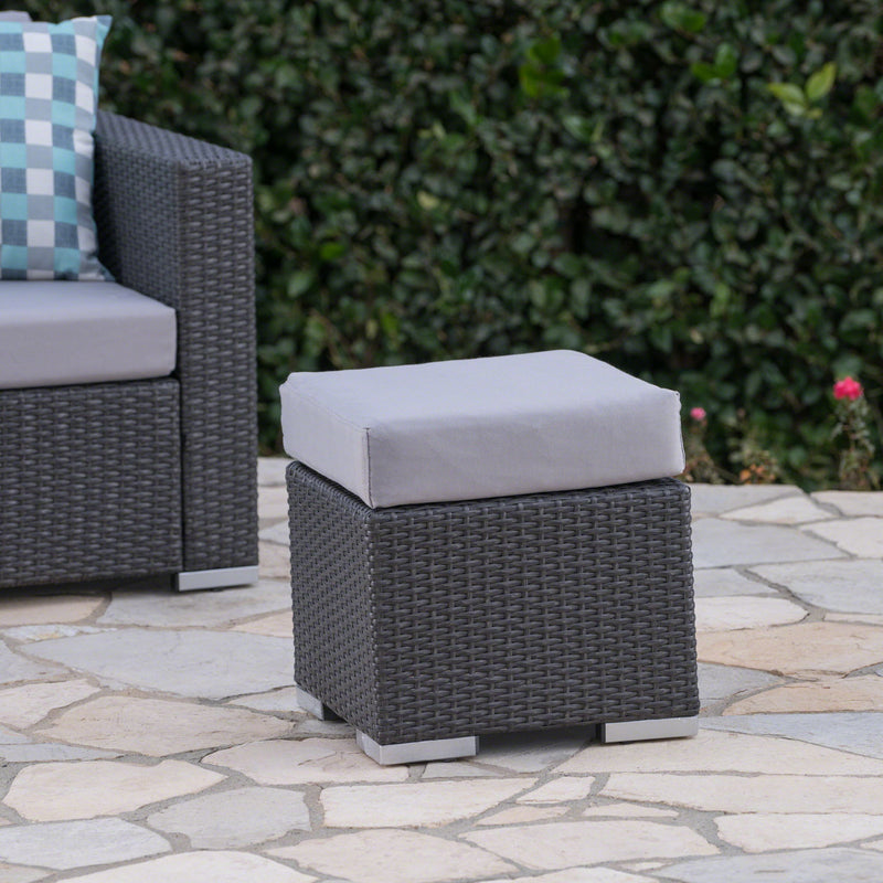 Santa Rosa - Outdoor Lounge Ottoman - R&R Furniture Gallery (Fountain Valley, CA)