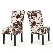 Contemporary Dining Chair With Rubberwood Legs (Set of 2) - R&R Furniture Gallery (Fountain Valley, CA)