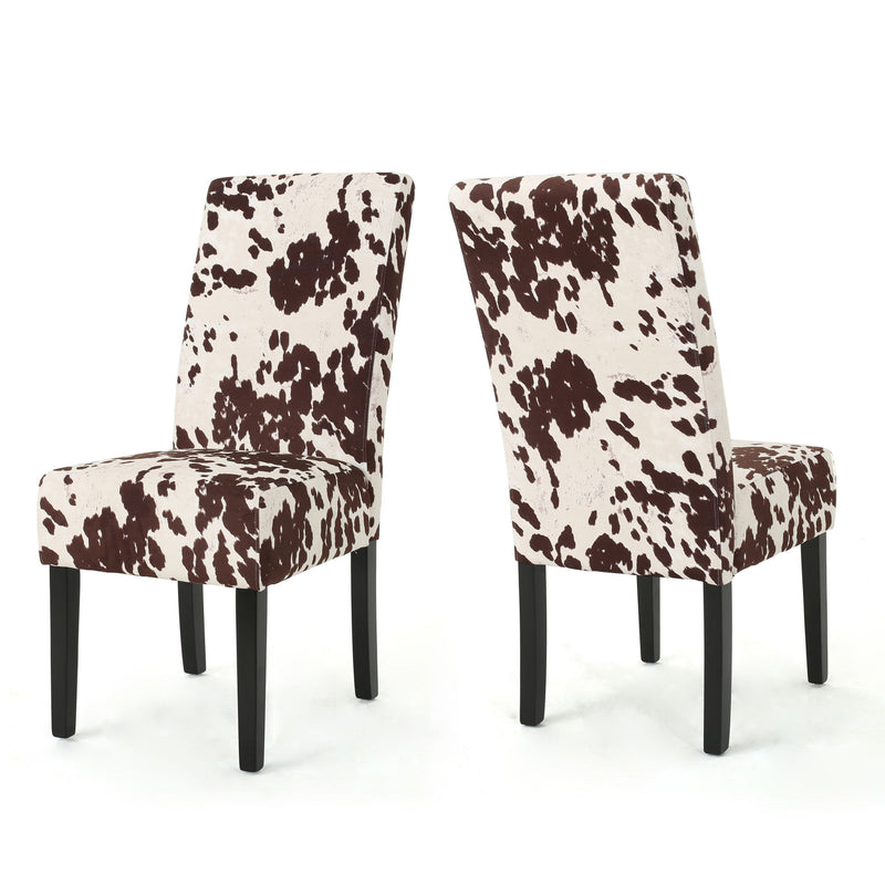 Contemporary Dining Chair With Rubberwood Legs (Set of 2) - R&R Furniture Gallery (Fountain Valley, CA)