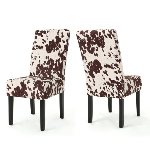 Contemporary Dining Chair With Rubberwood Legs (Set of 2) - R&R Furniture Gallery (Fountain Valley, CA)