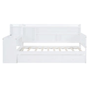 Daybed With 3 Drawers USB Ports And Desk - R&R Furniture Gallery (Fountain Valley, CA)