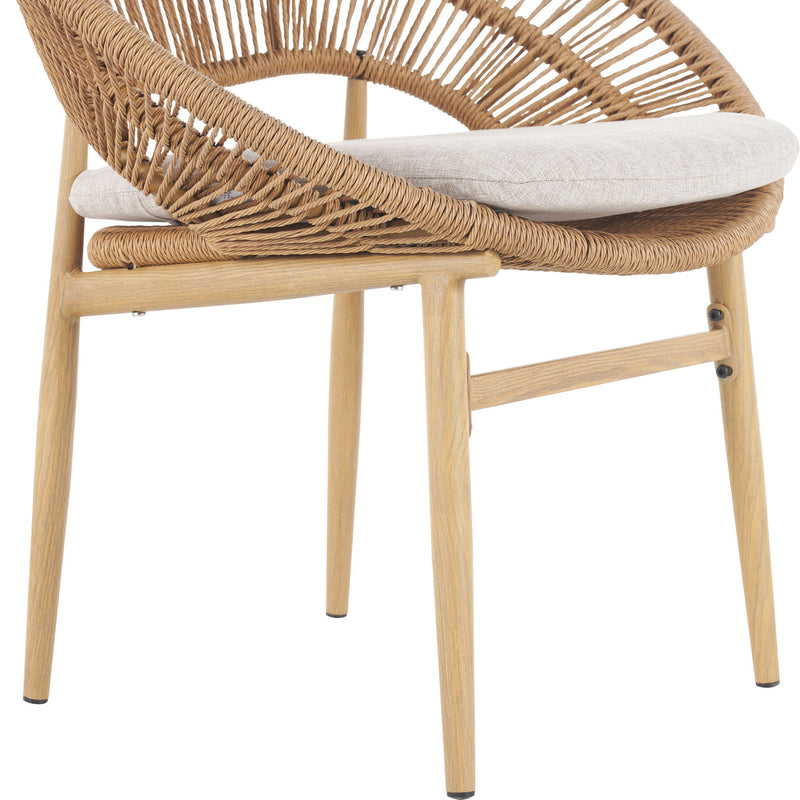 Cyril - Outdoor Papasan Style Dining Chair (Set of 2) - R&R Furniture Gallery (Fountain Valley, CA)