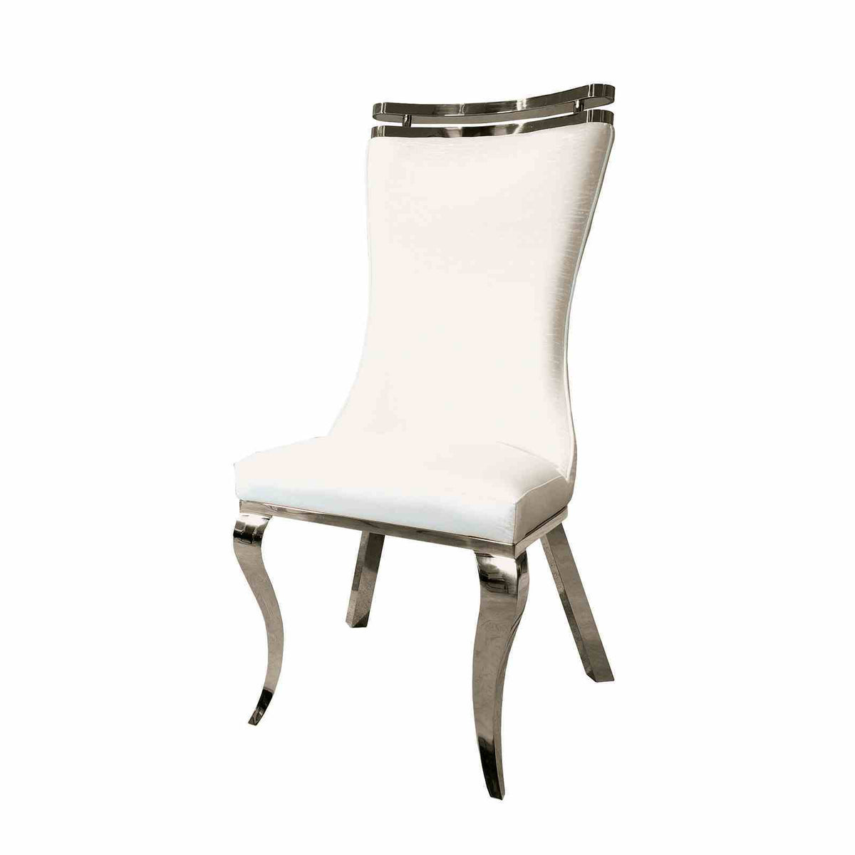 Palazzo - Silver Chair (2/CTN), White