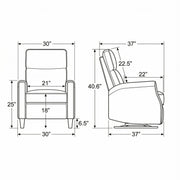 Swivel Gliding Recliner - R&R Furniture Gallery (Fountain Valley, CA)