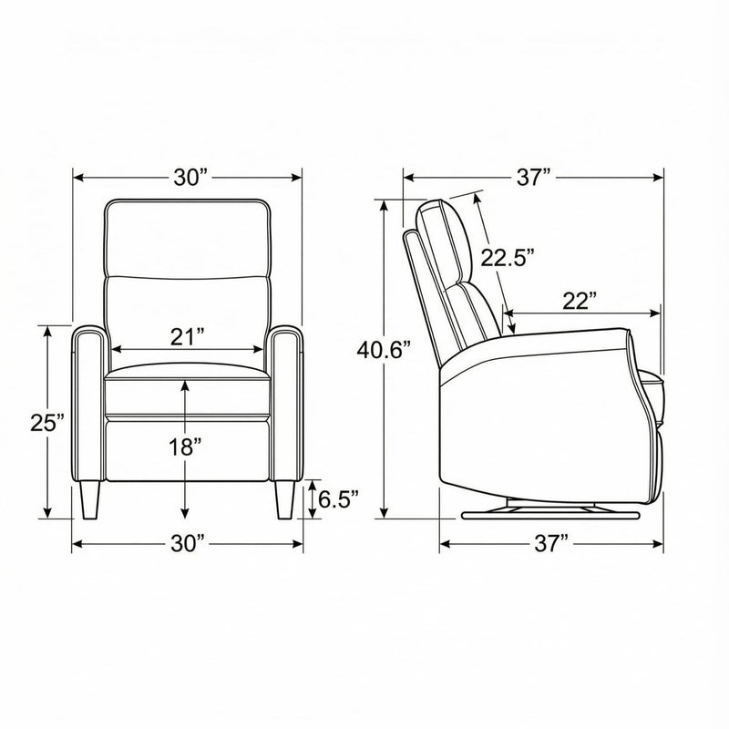 Swivel Gliding Recliner - R&R Furniture Gallery (Fountain Valley, CA)