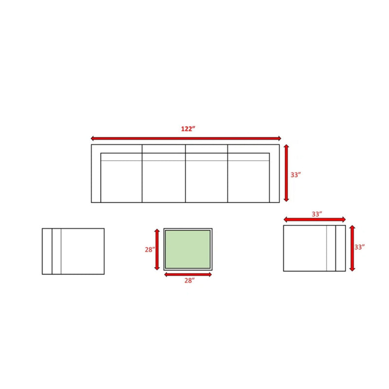 Outdoor Wicker Seating Group With Cushions - R&R Furniture Gallery (Fountain Valley, CA)