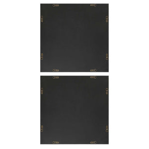 Joel - Modern Wood Wall Art (Set of 2) - Brown / Gray