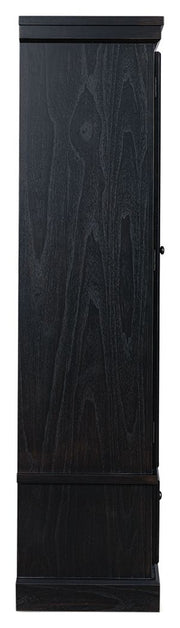 Greddinton - Curio - Black / Brown - R&R Furniture Gallery (Fountain Valley, CA)