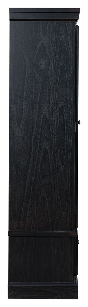 Greddinton - Curio - Black / Brown - R&R Furniture Gallery (Fountain Valley, CA)
