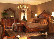 Cortina - Bedside Chest - Honey Walnut - R&R Furniture Gallery (Fountain Valley, CA)