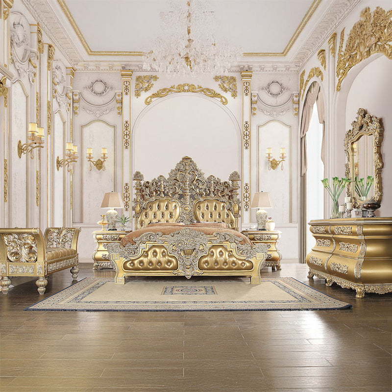 Seville - Mirror - Gold - R&R Furniture Gallery (Fountain Valley, CA)