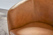 Barolo - 100% Italian Leather Swivel Club Chair (Set of 2) - R&R Furniture Gallery (Fountain Valley, CA)
