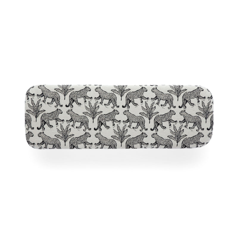 Ollie -  Leopard Jacquard Bench