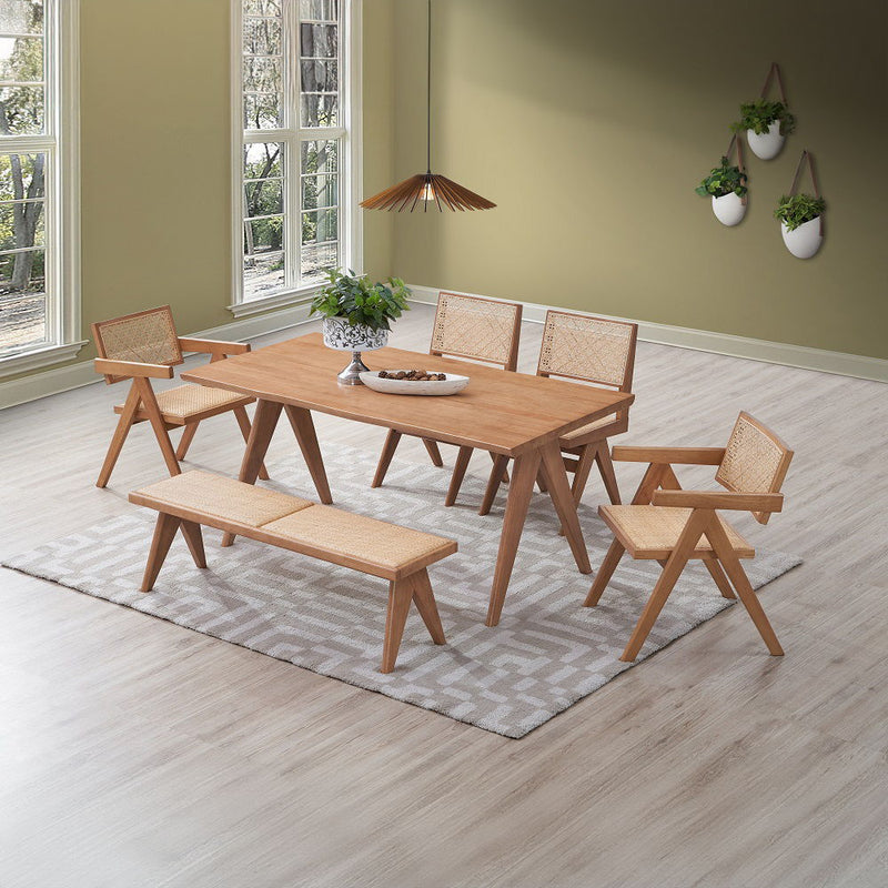 Velentina - Dining Table - Natural - R&R Furniture Gallery (Fountain Valley, CA)