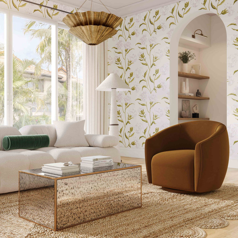 Jordan - Velvet Swivel Chair - R&R Furniture Gallery (Fountain Valley, CA)