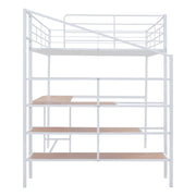 Loft Bed With Desk And Lateral Storage Ladder - R&R Furniture Gallery (Fountain Valley, CA)