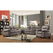 Glory Furniture Marta stationary sofa with plush cushions and modern design, ideal for living room seating.