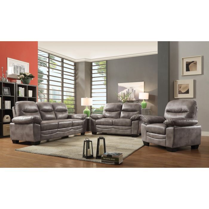 Glory Furniture Marta stationary sofa with plush cushions and modern design, ideal for living room seating.