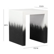 Matra - End Table - Black And White - R&R Furniture Gallery (Fountain Valley, CA)