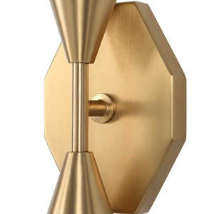 Agapanthus - 2 Light Sconce - Brass