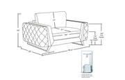 1050 - Contemporary Chair - R&R Furniture Gallery (Fountain Valley, CA)