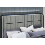 Isaiah - Bed With TV Lift-LED Speakers And Fireplace - R&R Furniture Gallery (Fountain Valley, CA)
