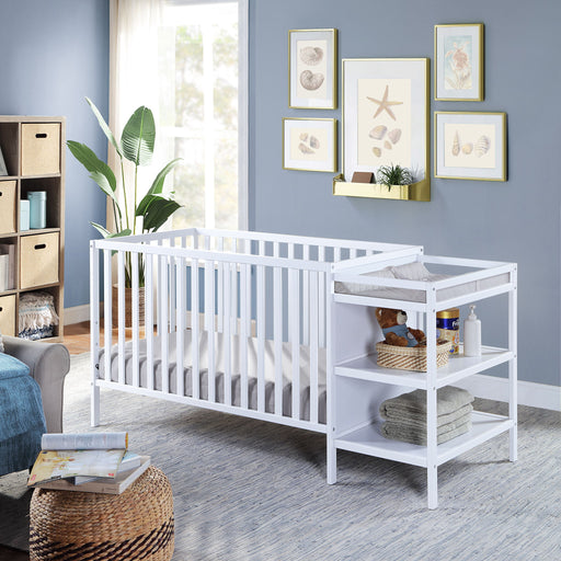 Palmer - 3-in-1 Convertible Crib / Changer Combo - R&R Furniture Gallery (Fountain Valley, CA)