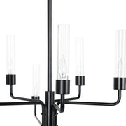 Madeline - Chandelier - Matte Black - R&R Furniture Gallery (Fountain Valley, CA)