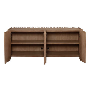 Assemblage - 4 Door Cabinet - Woodtone
