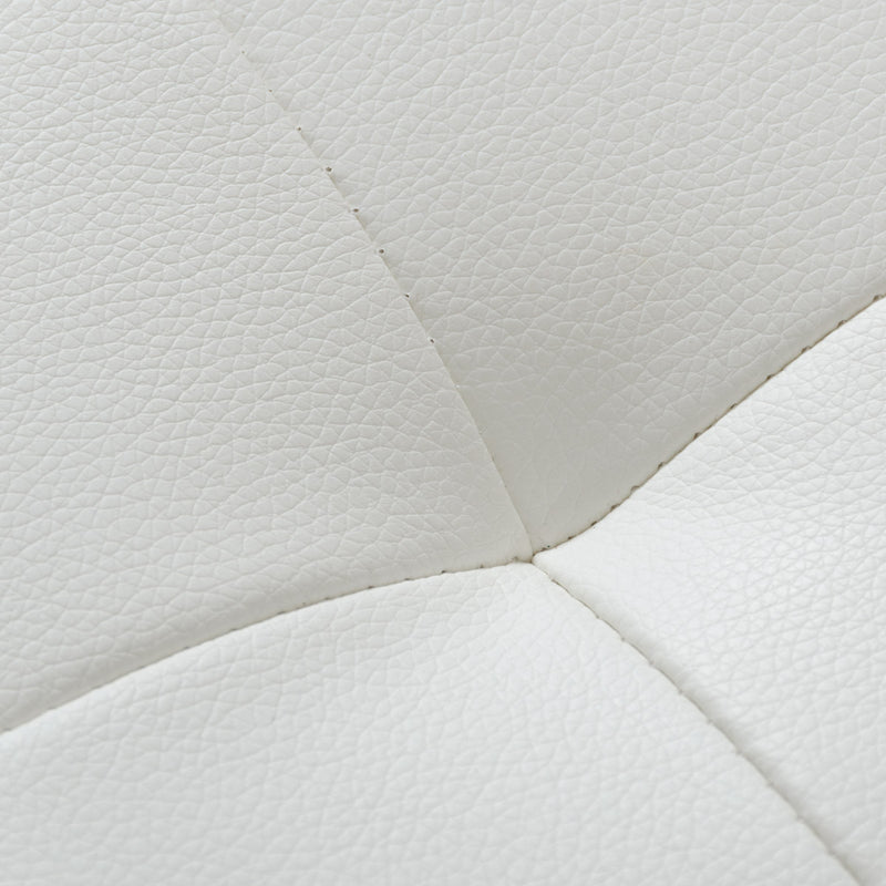 Click - Modern White Leatherette Dining Chair (Set of 2) — view 2