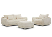 Utopia - 2 Seat Sofa With Lumbar Pillow - Mega Ivory - R&R Furniture Gallery (Fountain Valley, CA)