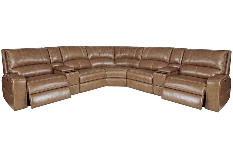 Swift - Power Reclining Sectional - R&R Furniture Gallery (Fountain Valley, CA)