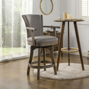 Williams - Swivel Counter Height Bar Stool - R&R Furniture Gallery (Fountain Valley, CA)