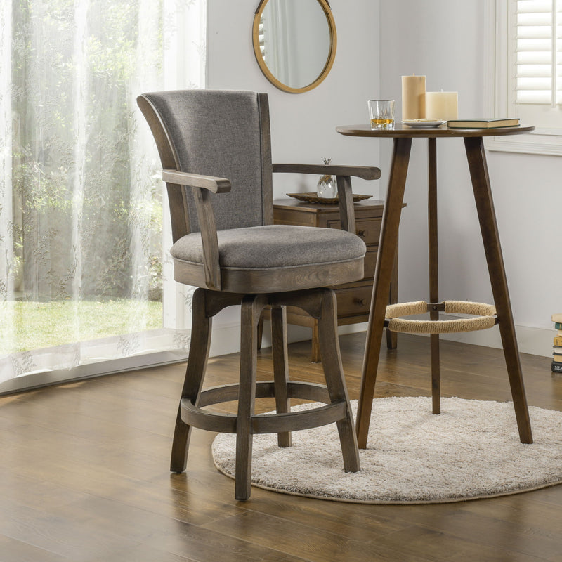 Williams - Swivel Counter Height Bar Stool - R&R Furniture Gallery (Fountain Valley, CA)