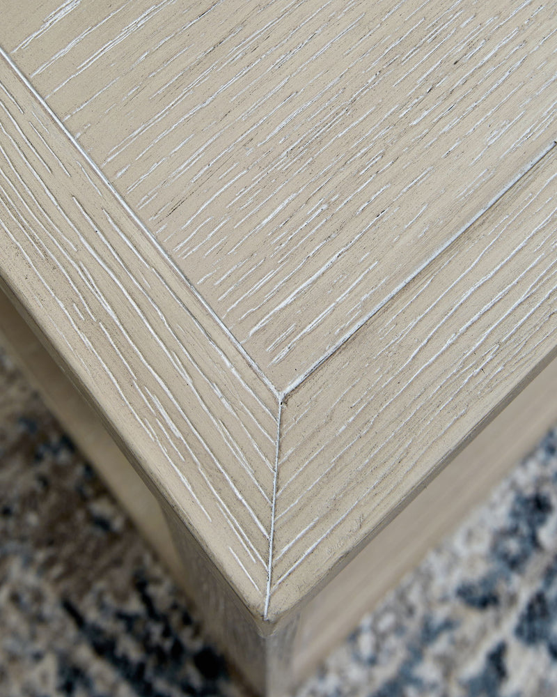 Marxhart - Square End Table - Bisque - R&R Furniture Gallery (Fountain Valley, CA)