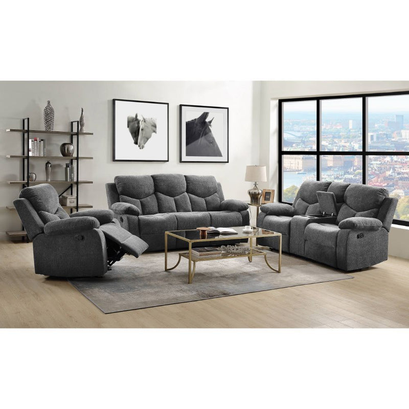 Kalen - Motion Sofa - Gray Chenille - R&R Furniture Gallery (Fountain Valley, CA)