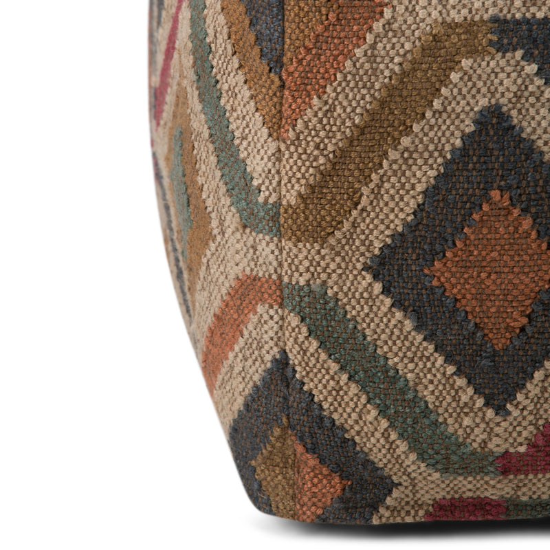 Johanna - Handcrafted Square Pouf - R&R Furniture Gallery (Fountain Valley, CA)