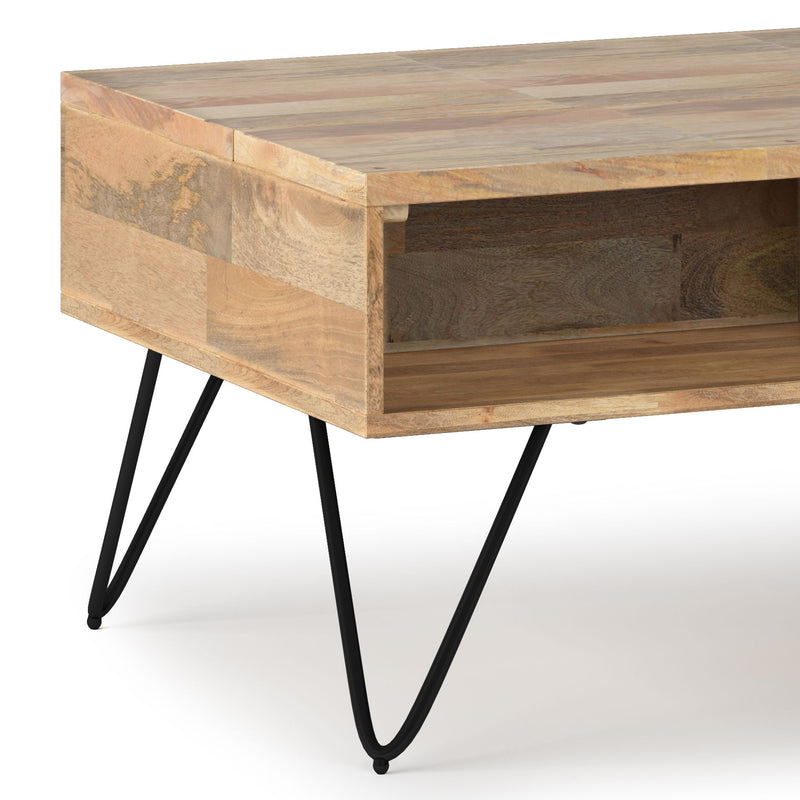Hunter - Handcrafted Lift Top Coffee Table - R&R Furniture Gallery (Fountain Valley, CA)