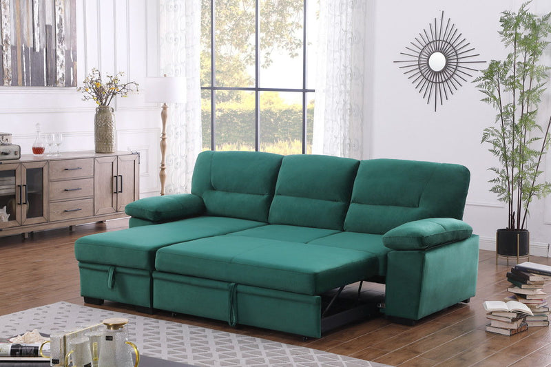 Kipling - Reversible Sleeper Sectional Sofa Chaise - R&R Furniture Gallery (Fountain Valley, CA)
