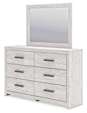 Cayboni - Dresser And Mirror - Whitewash - R&R Furniture Gallery (Fountain Valley, CA)