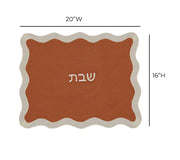Organic Cotton / Linen Wavy Challah Cover - R&R Furniture Gallery (Fountain Valley, CA)