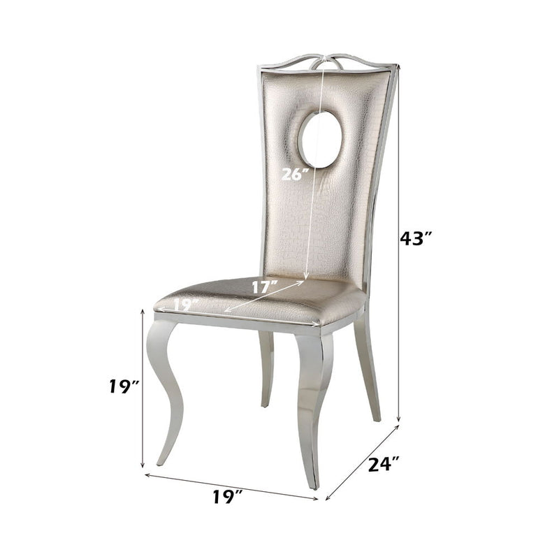 Cyrene - Glam - Side Chair - R&R Furniture Gallery (Fountain Valley, CA)