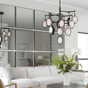 Uttermost Alexo square wall mirror with sleek frame, reflecting minimalistic modern design, ideal for contemporary interior decor.