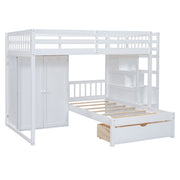 Bunk Bed With Wardrobe, Drawers - R&R Furniture Gallery (Fountain Valley, CA)