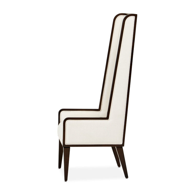 Belmont Place - Desk Chair - White / Dark Brown - R&R Furniture Gallery (Fountain Valley, CA)