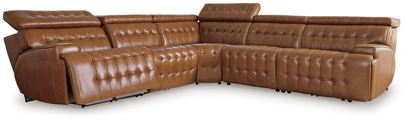 Temmpton - Power Reclining Sectional - R&R Furniture Gallery (Fountain Valley, CA)