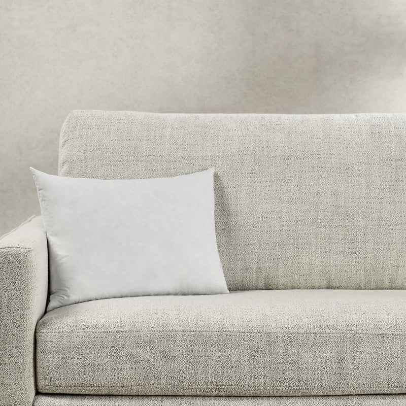 Classic Home Villa feather down insert shown in a pillow for accent pillows, featuring soft, plush filling for comfortable support.